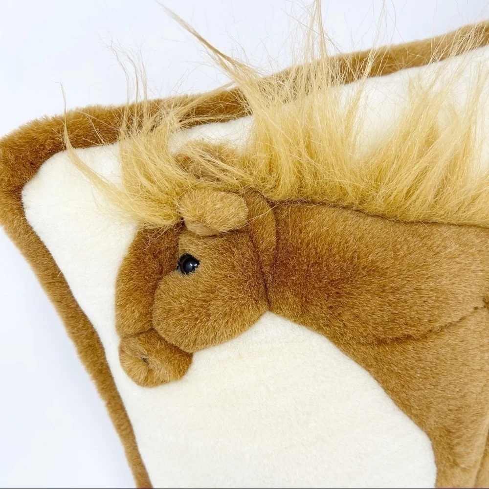 ANGEL TOY 1998 Stuffed HORSE EQUESTRIAN Pillow
